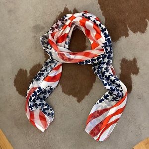 USA 🇺🇸 red, white, and blue scarf - PERFECT for the 4th!